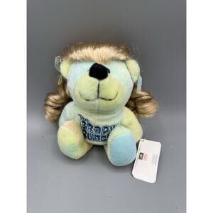 Vintage Brady Bunch Bear Cindy Plush Blonde Pigtails 8” w/ Tag